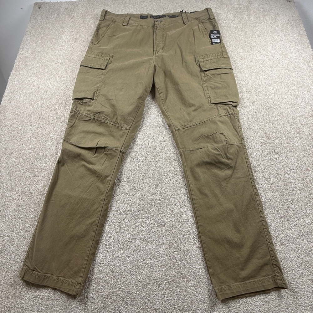 Nick Danger Mens Cargo Pants‎ Tan Olive Green 36x30 NDPT106002 New With Tags
